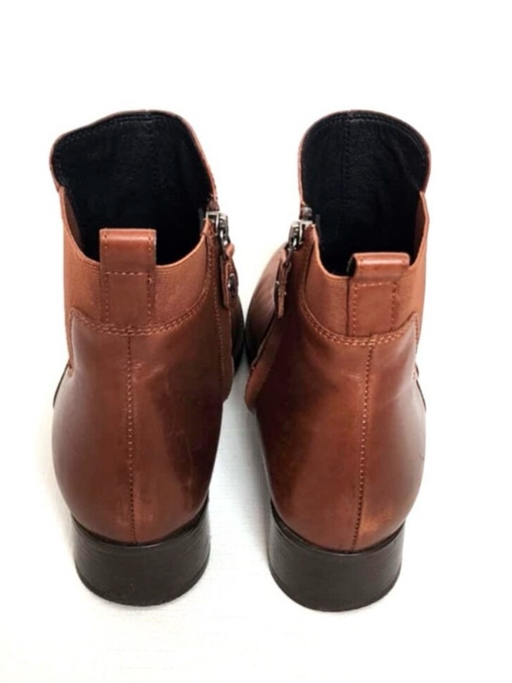 Geox Respira Felicity caramel brown ankle boots